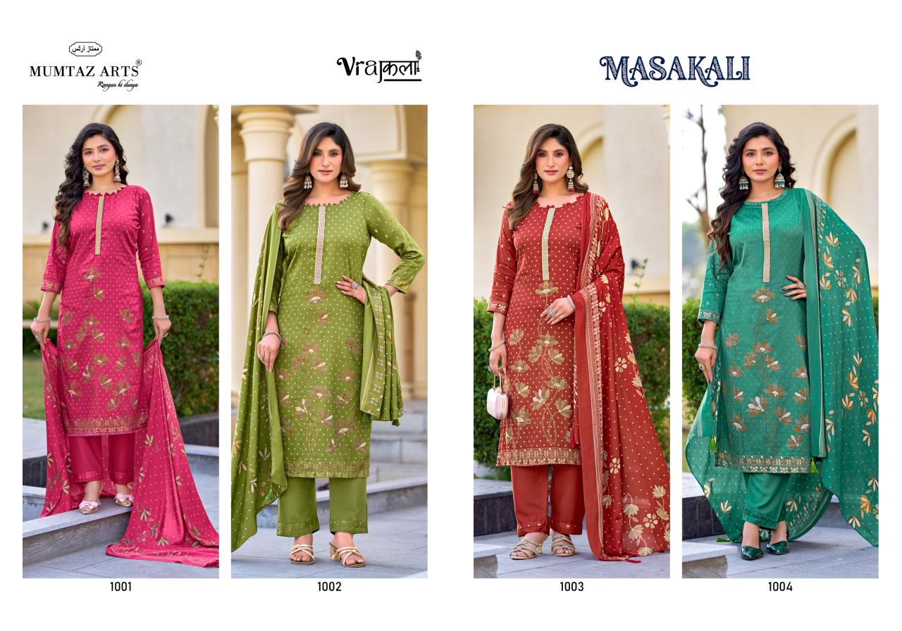 Masakali Mumtaz Arts Viscose Karachi Salwar Suits Manufacturer