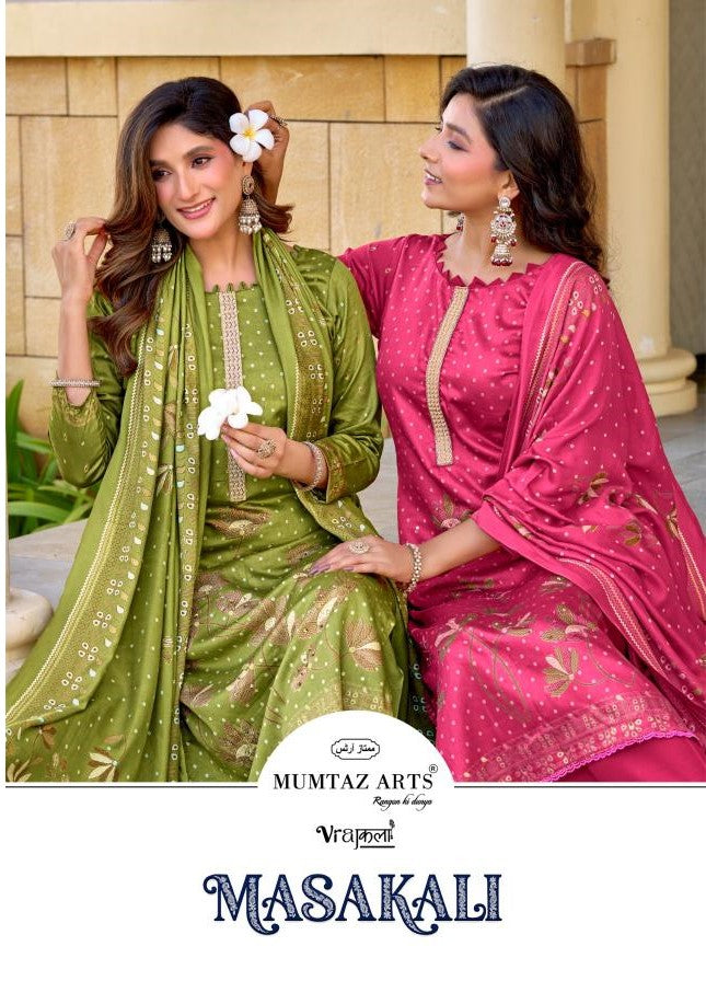 Masakali Mumtaz Arts Viscose Karachi Salwar Suits Manufacturer