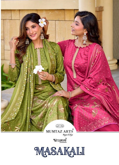 Masakali Mumtaz Arts Viscose Karachi Salwar Suits Manufacturer