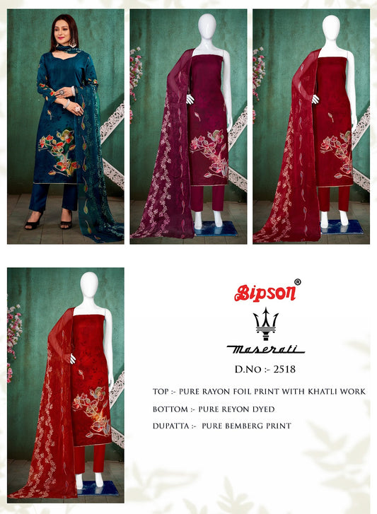 Maserati 2518 Bipson Prints Rayon Foil Pant Style Suits