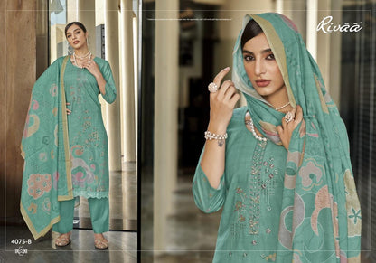 Masha Rivaa Lawn Pakistani Salwar Suits Wholesale Rate