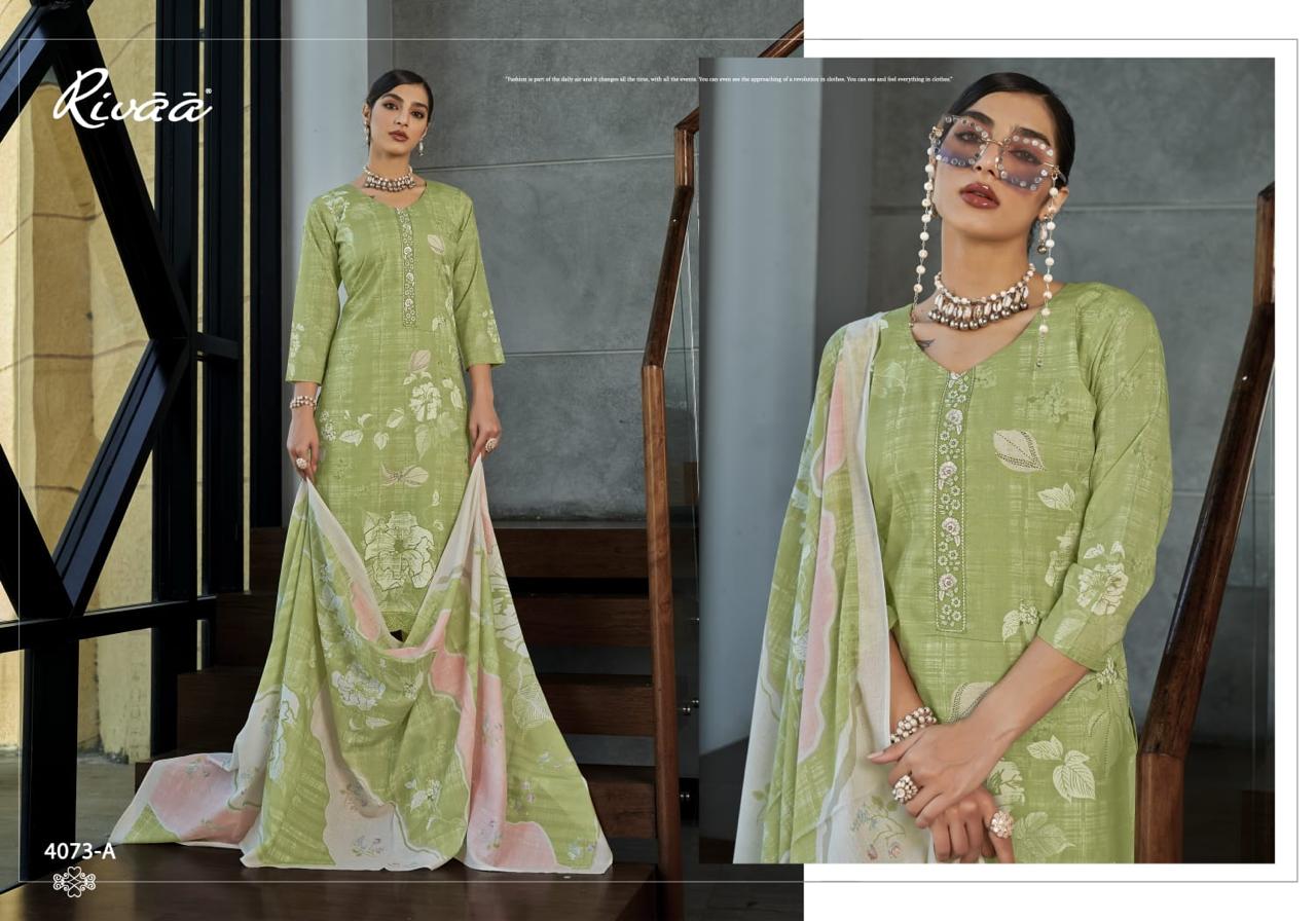 Masha Rivaa Lawn Pakistani Salwar Suits Wholesale Rate