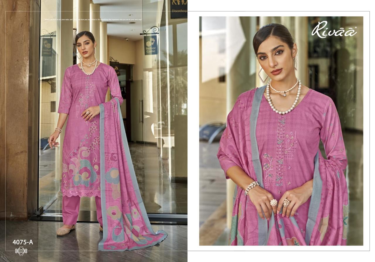 Masha Rivaa Lawn Pakistani Salwar Suits Wholesale Rate