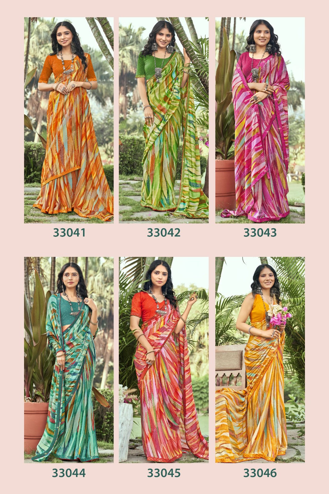 Masha Vol 3 Vallabhi Prints Moss Sarees Wholesaler Gujarat