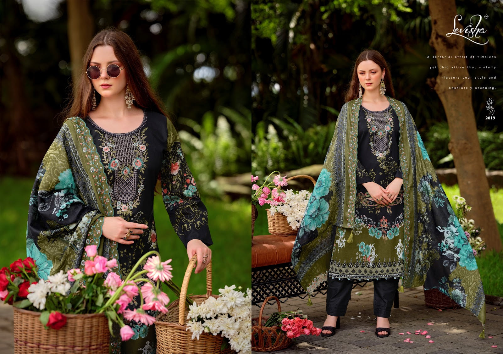 Mashakali 2 Levisha Lawn Cotton Karachi Salwar Suits Wholesale Price
