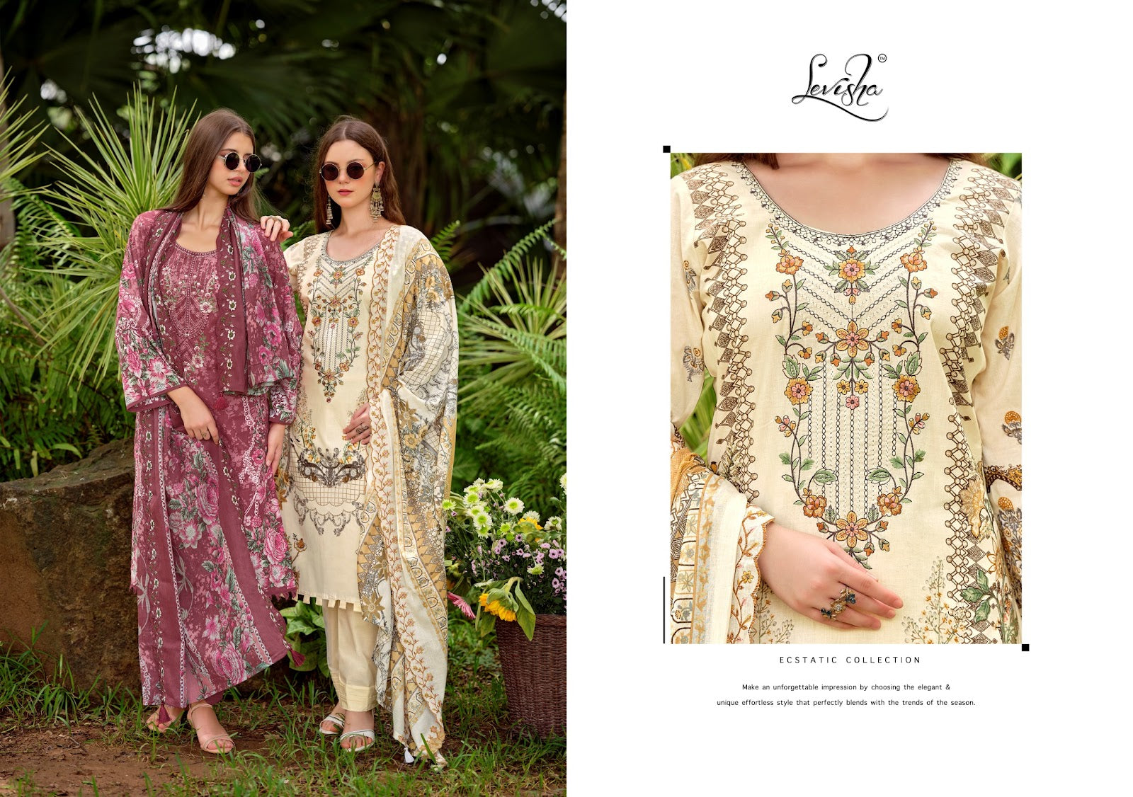 Mashakali 2 Levisha Lawn Cotton Karachi Salwar Suits Wholesale Price
