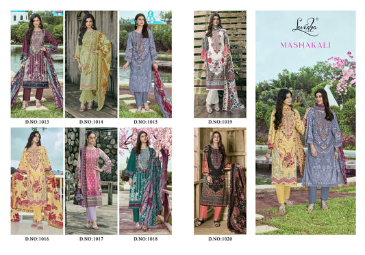 Mashakali Levisha Lawn Cotton Karachi Salwar Suits Supplier Gujarat