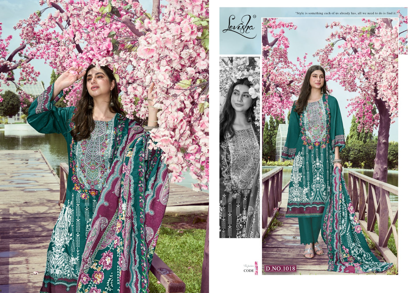 Mashakali Levisha Lawn Cotton Karachi Salwar Suits Supplier Gujarat
