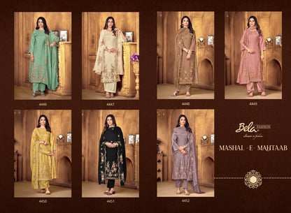 Mashal E Mahtaab Bela Fashion Viscose Pant Style Suits