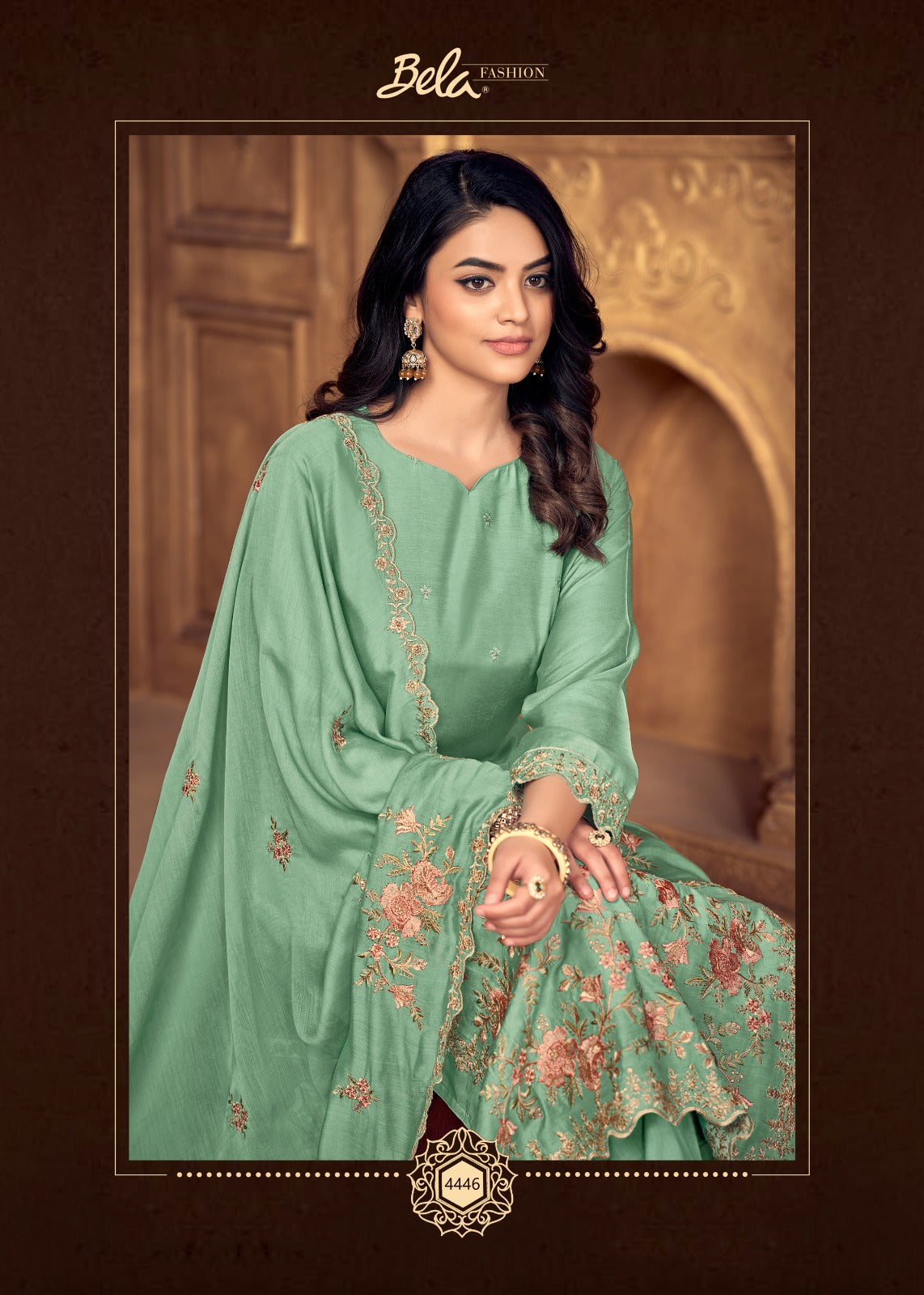 Mashal E Mahtaab Bela Fashion Viscose Pant Style Suits