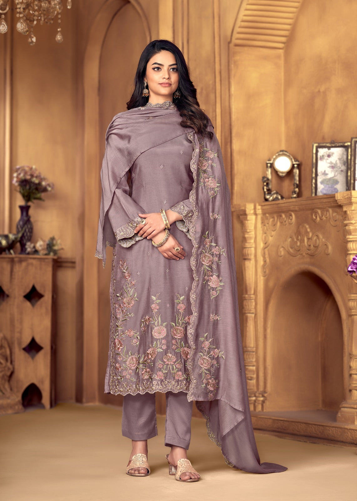 Mashal E Mahtaab Bela Fashion Viscose Pant Style Suits