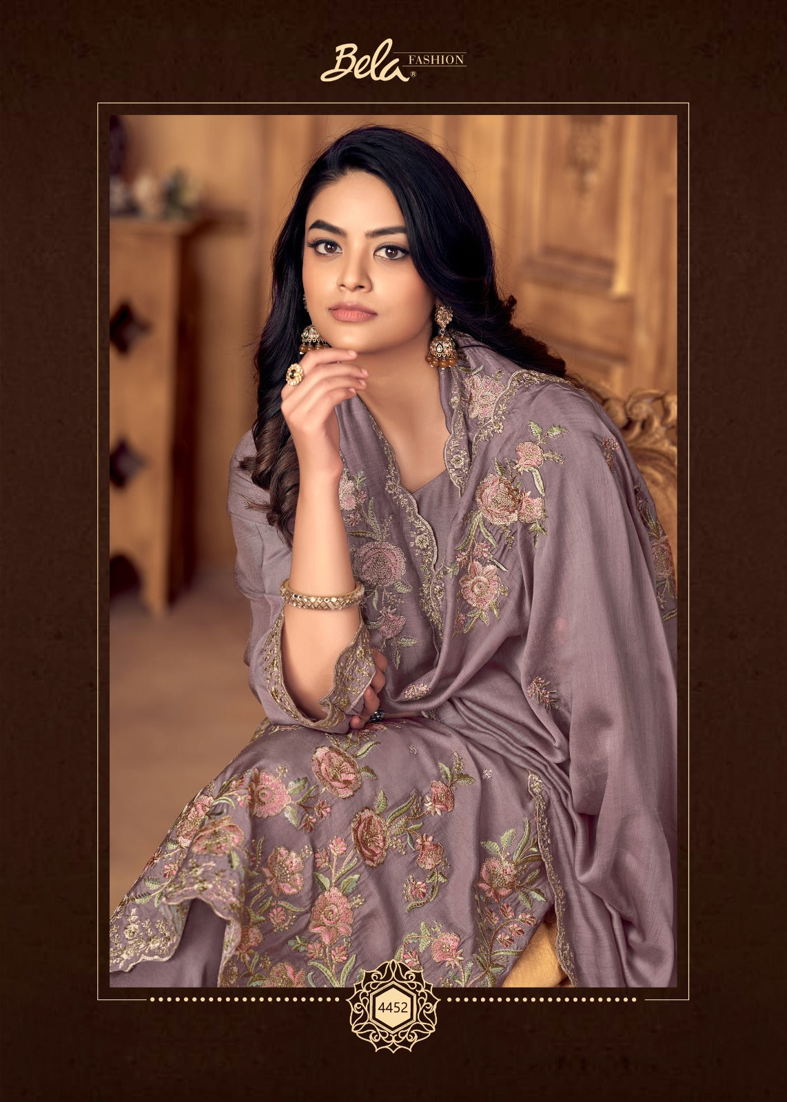 Mashal E Mahtaab Bela Fashion Viscose Pant Style Suits