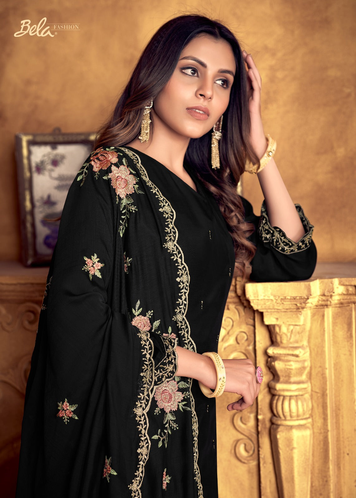 Mashal E Mahtaab Bela Fashion Viscose Pant Style Suits