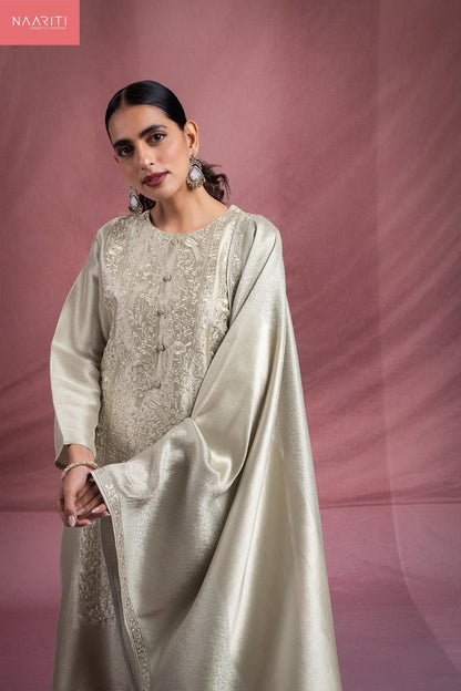 Mashki Naariti Silk Jacquard Pant Style Suits Manufacturer Ahmedabad