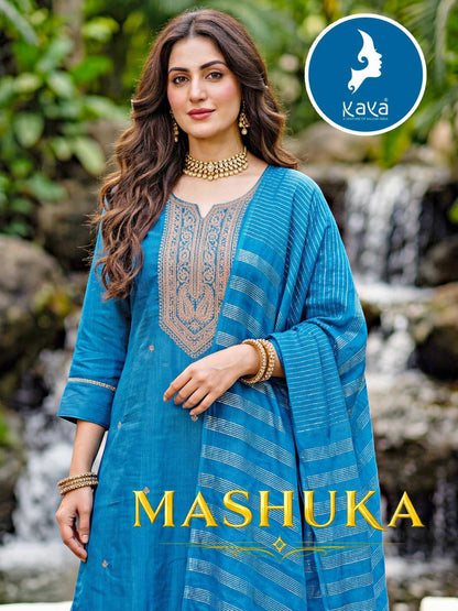Mashuka Kaya Shimmer Readymade Pant Style Suits Supplier Gujarat