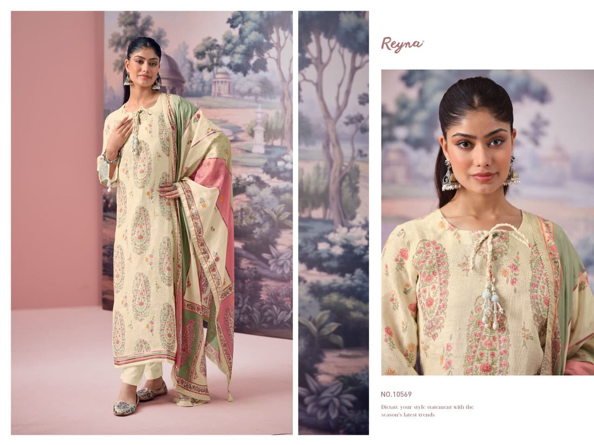 Mashuqa Reyna Corduroy Pashmina Suits Manufacturer Gujarat