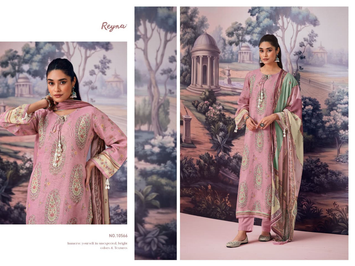 Mashuqa Reyna Corduroy Pashmina Suits Manufacturer Gujarat