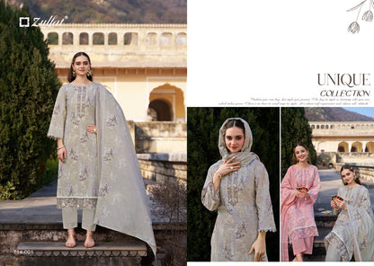 Mashuqa Zulfat Designer Cotton Karachi Salwar Suits Exporter Gujarat