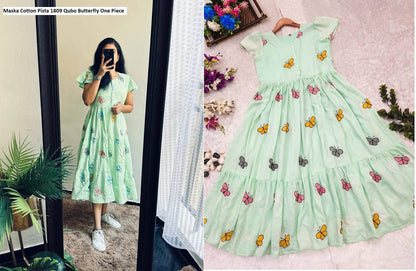 Maska Cotton 1809 Qubo Midi Dress Exporter