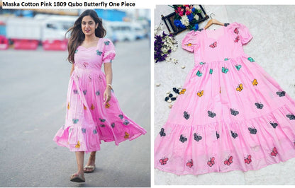 Maska Cotton 1809 Qubo Midi Dress Exporter