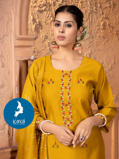 Masoom Kaya Roman Silk Readymade Pant Style Suits Manufacturer
