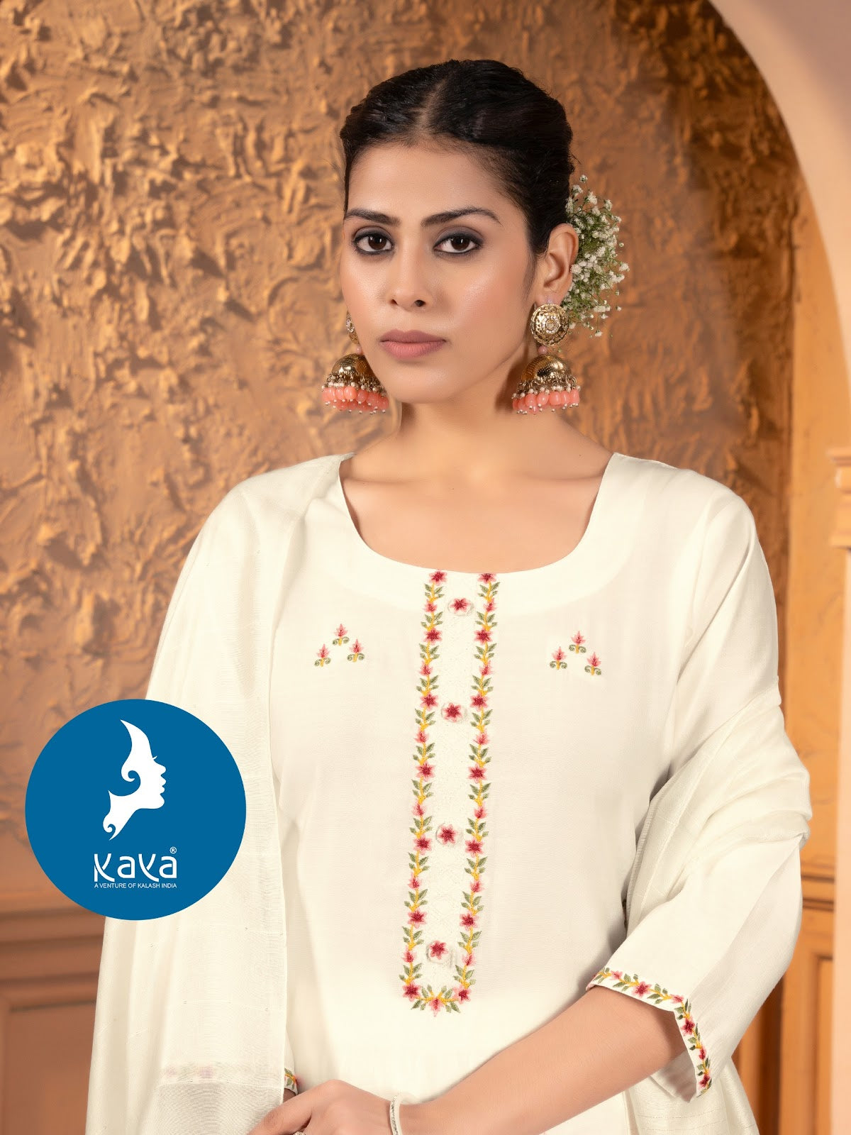 Masoom Kaya Roman Silk Readymade Pant Style Suits Manufacturer