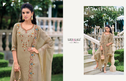 Masoom Lily Lali Viscose Silk Readymade Pant Style Suits Supplier India