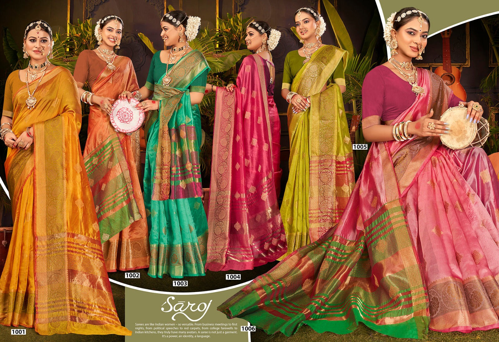 Mast Kalandar Saroj Organza Sarees Wholesaler India
