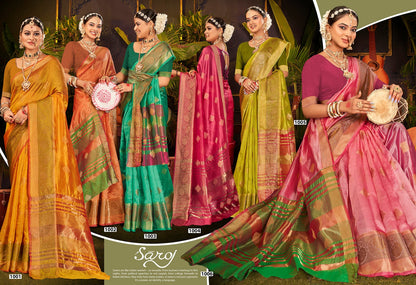 Mast Kalandar Saroj Organza Sarees Wholesaler India