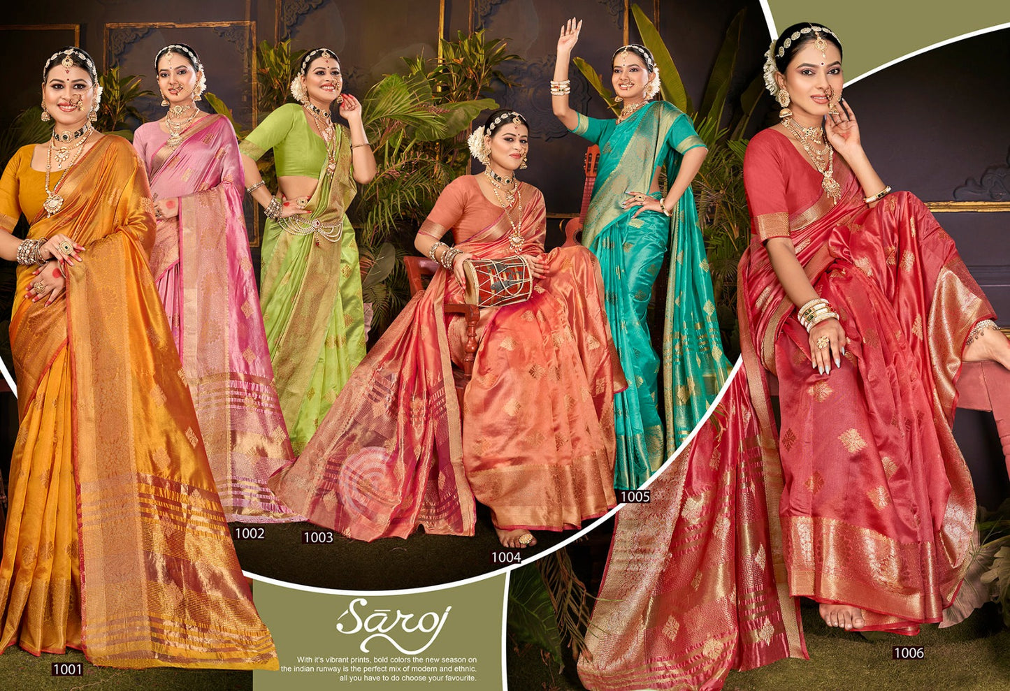 Mast Kalandar Saroj Organza Sarees Wholesaler India