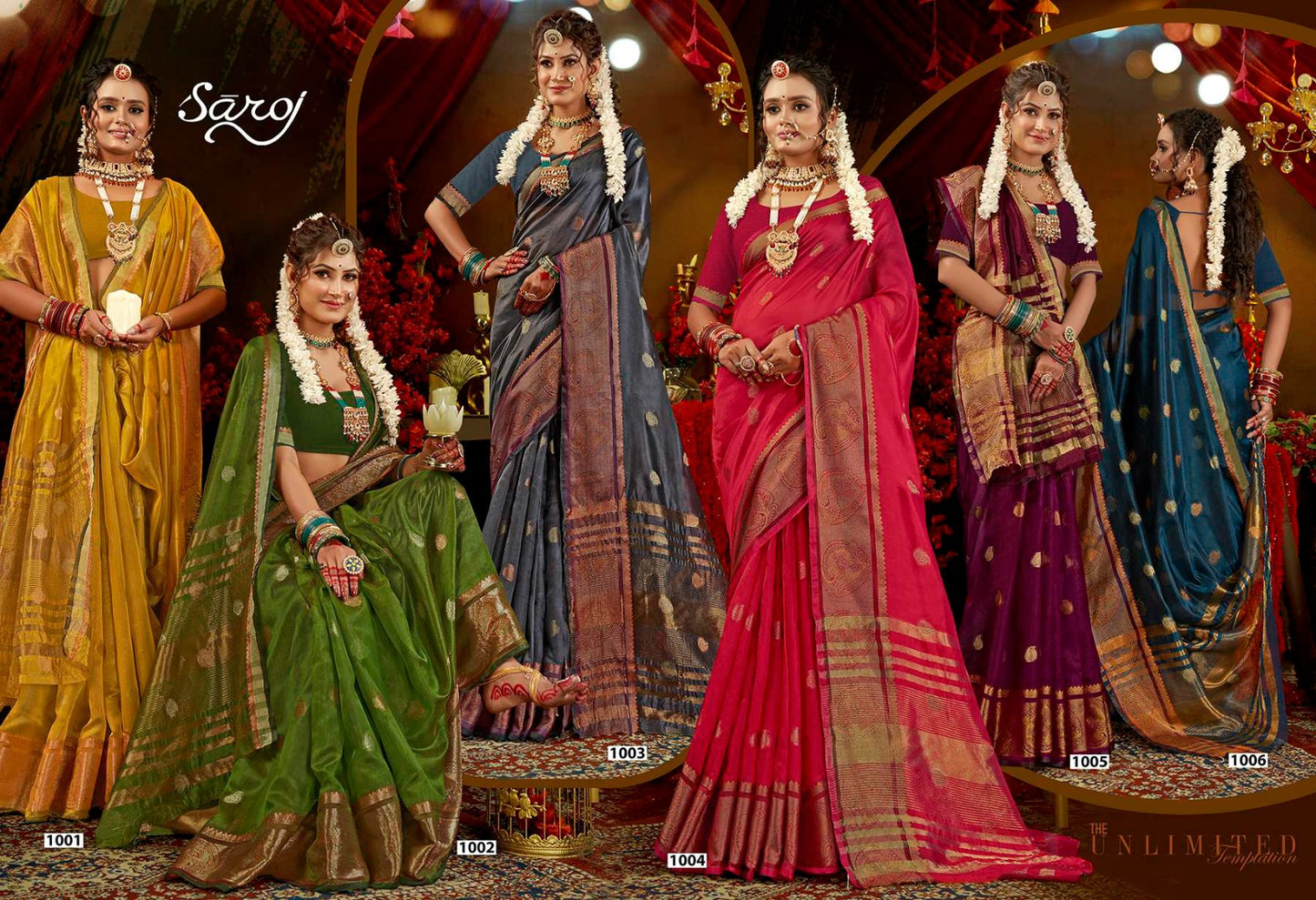 Mast Kalandar Saroj Organza Sarees Wholesaler India