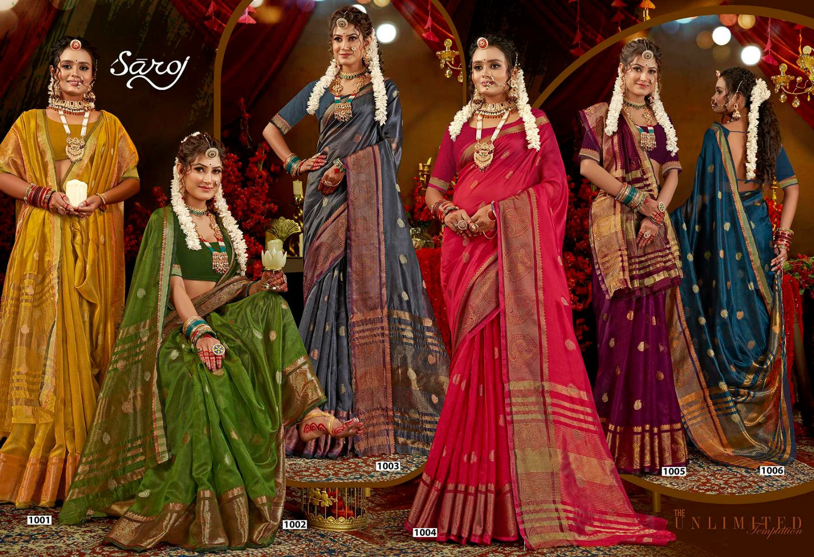 Mast Kalandar Saroj Organza Sarees Wholesaler India
