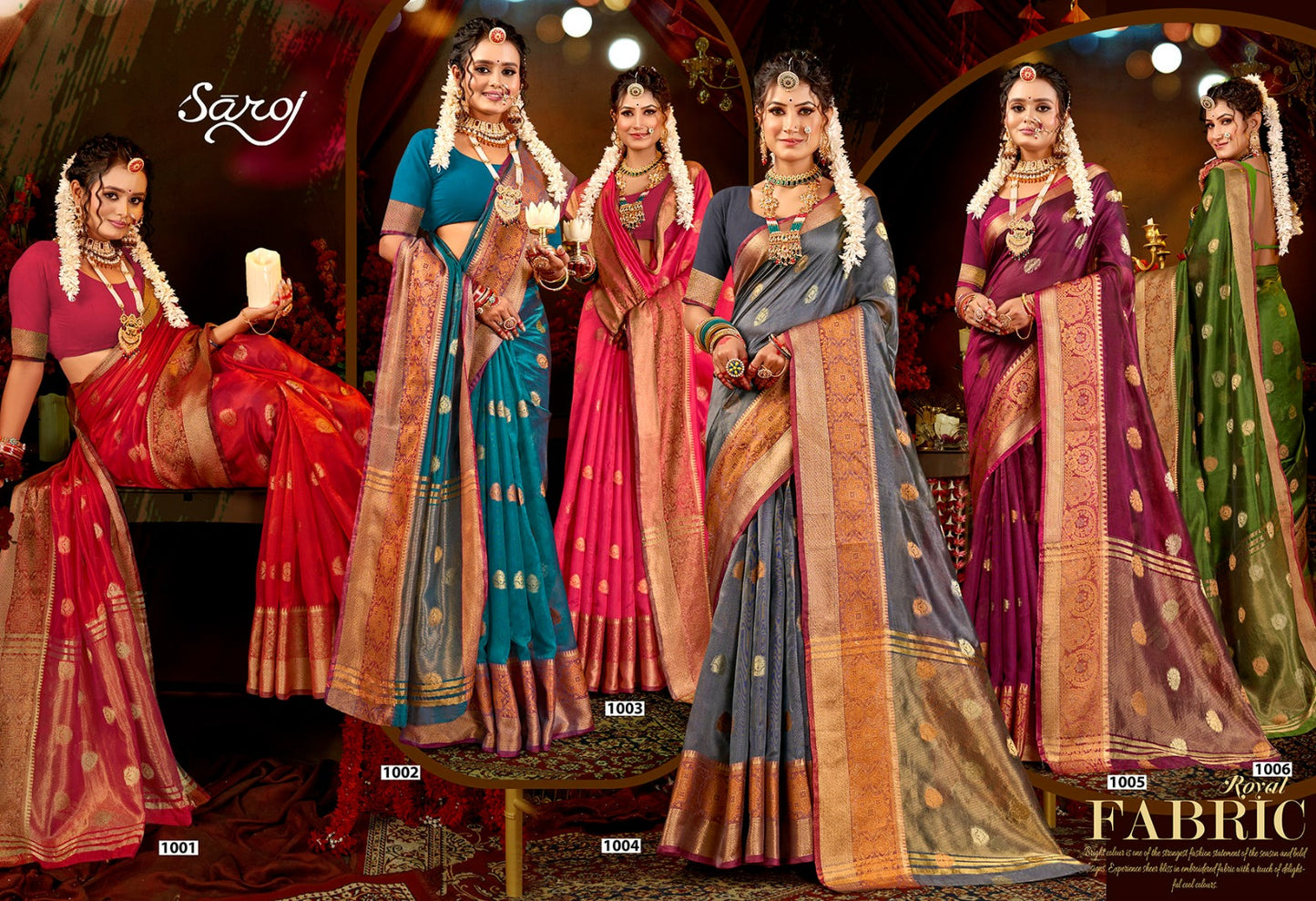 Mast Kalandar Saroj Organza Sarees Wholesaler India