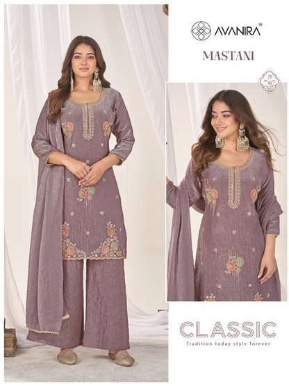 Mastani Avanira Fandy Readymade Plazzo Style Suits Manufacturer