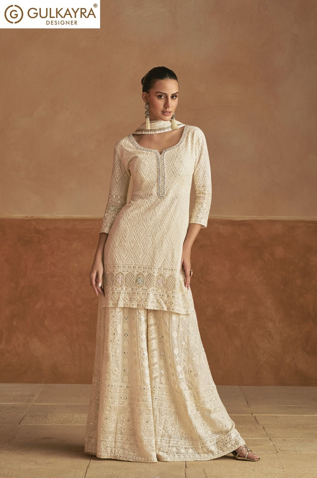 Mastani Gulkayra Designer Georgette Readymade Plazzo Style Suits Wholesaler