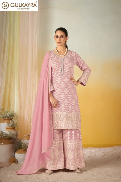 Mastani Gulkayra Designer Georgette Readymade Plazzo Style Suits Wholesaler