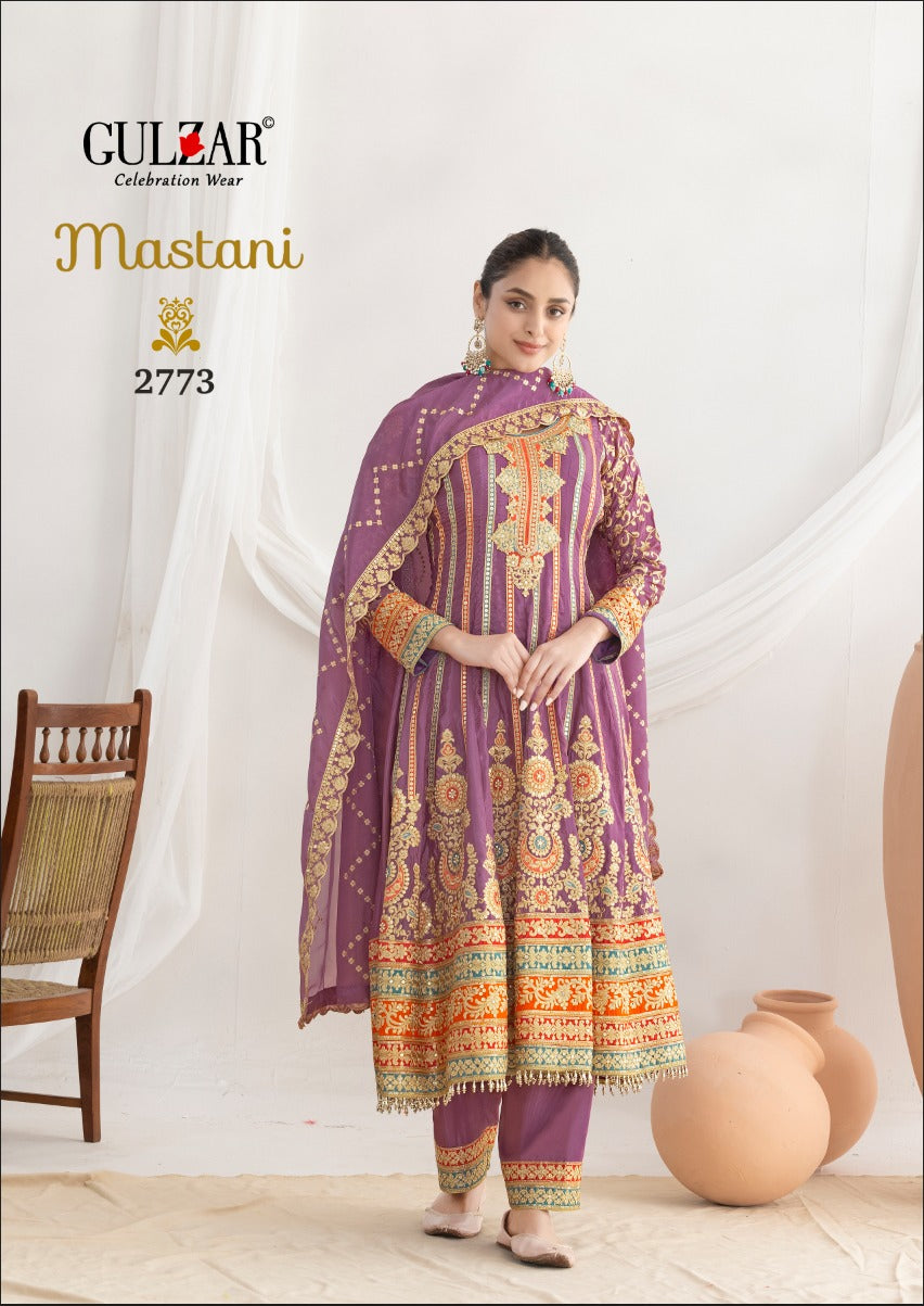Mastani Gulzar Premium Silk Readymade Anarkali Suits Manufacturer India