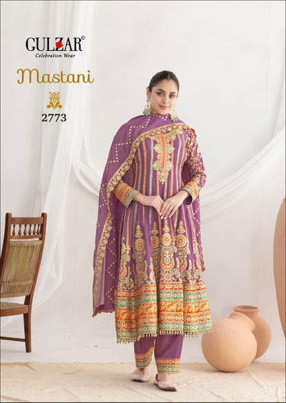 Mastani Gulzar Premium Silk Readymade Anarkali Suits Manufacturer India