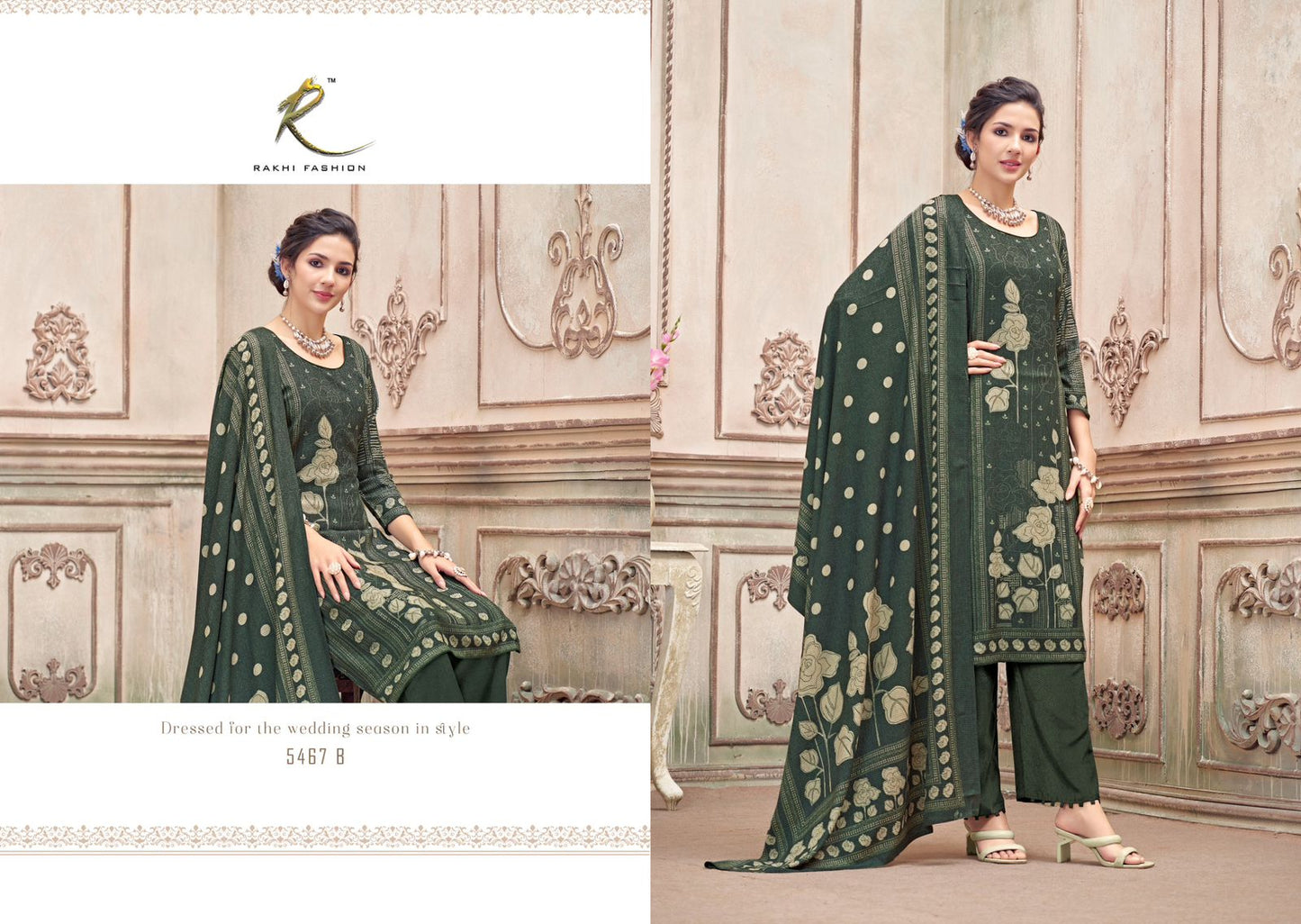 Mastani Rakhi Fashion Pure Viscose Pashmina Suits Supplier Ahmedabad