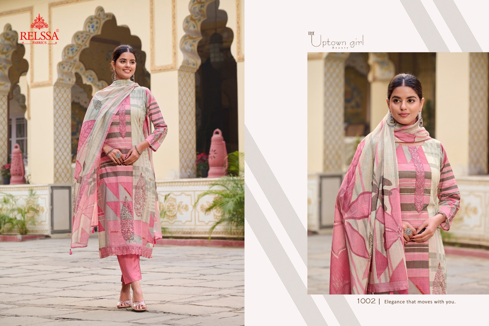 Mastani Relssa Fabrics Cotton Pant Style Suits Wholesale Rate