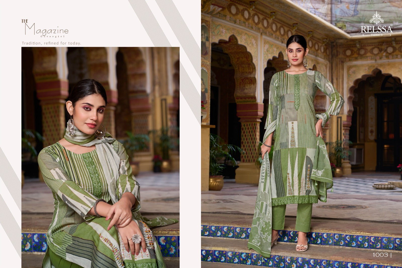 Mastani Relssa Fabrics Cotton Pant Style Suits Wholesale Rate