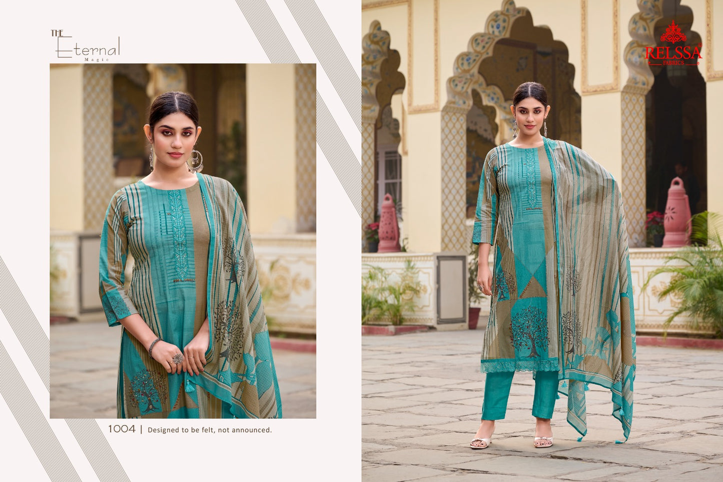 Mastani Relssa Fabrics Cotton Pant Style Suits Wholesale Rate