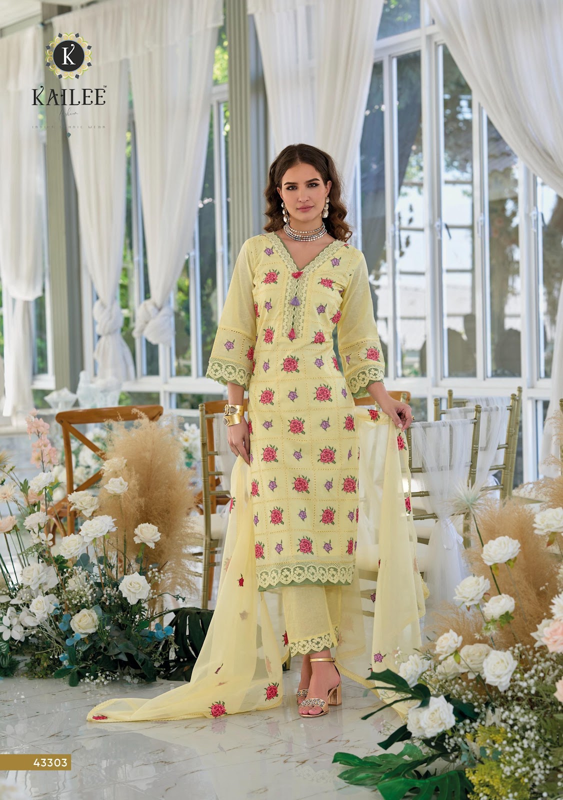 Masuqe Kailee Fashion Pure Cotton Pakistani Readymade Suits Manufacturer Gujarat