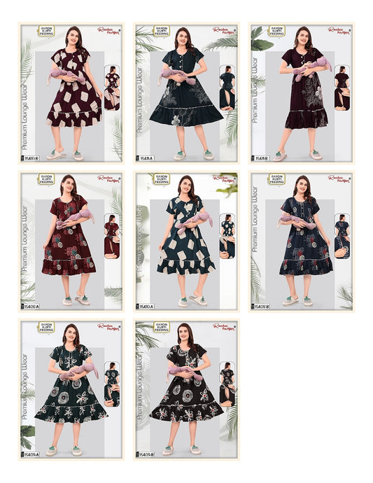 Maternity Wear Ruchee Fashion Rayon Feeding Kurtis Manufacturer