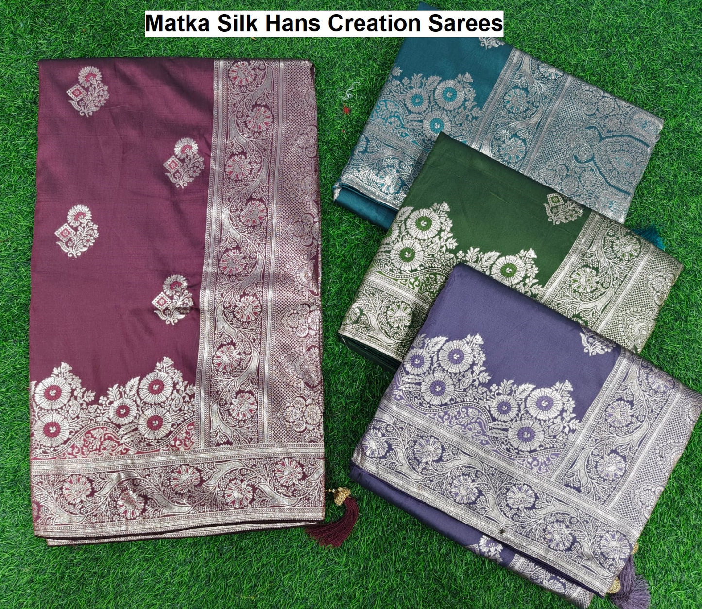 Matka Silk Hans Creation Sarees Wholesale Price