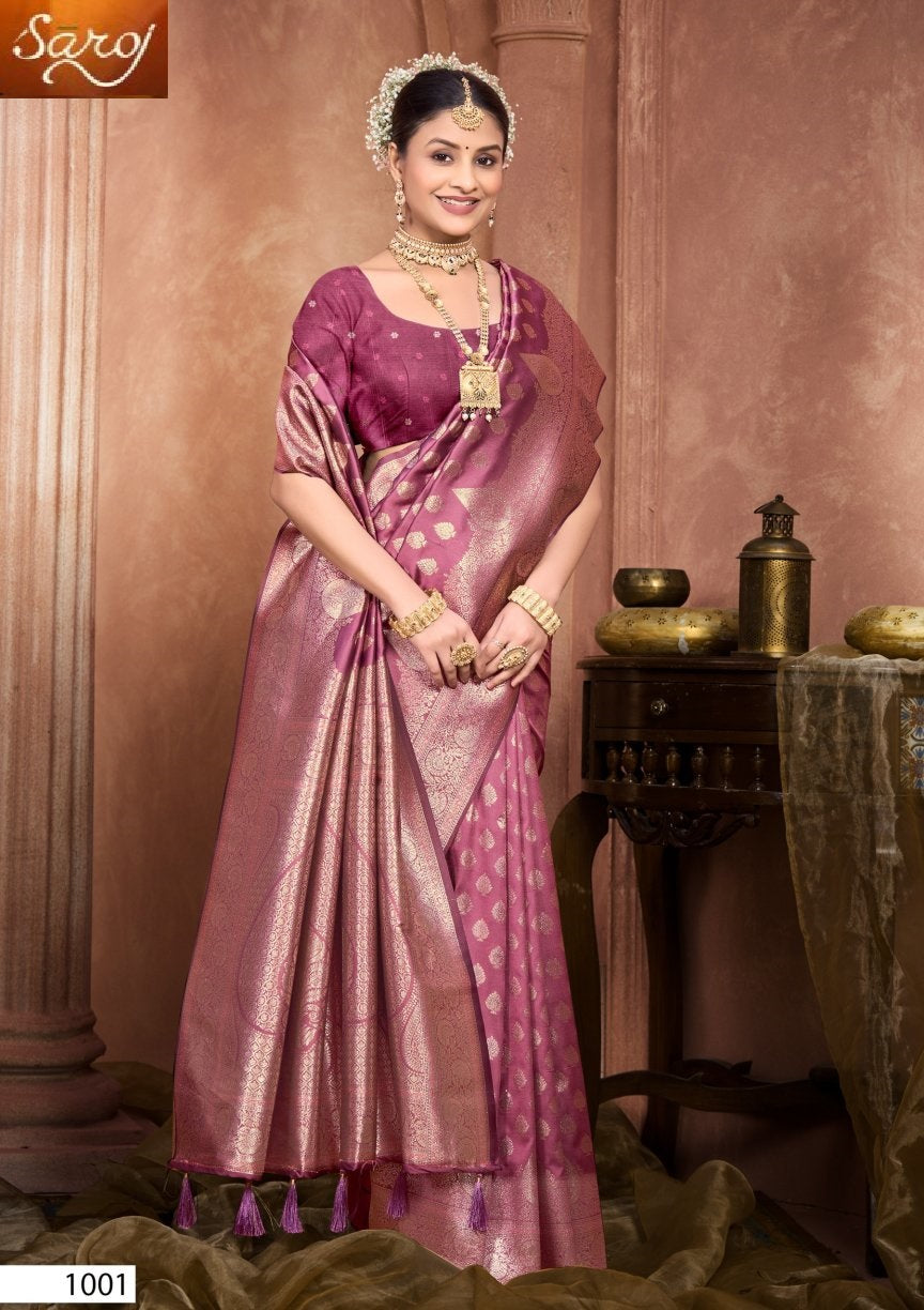 Matka Silk Vol 4 Saroj Sarees Wholesaler Ahmedabad