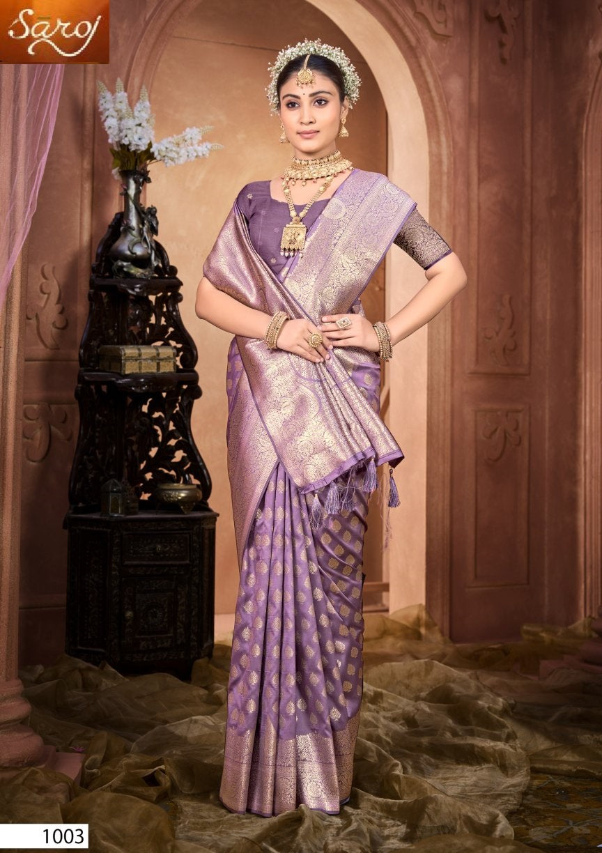 Matka Silk Vol 4 Saroj Sarees Wholesaler Ahmedabad