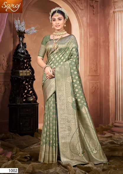 Matka Silk Vol 4 Saroj Sarees Wholesaler Ahmedabad