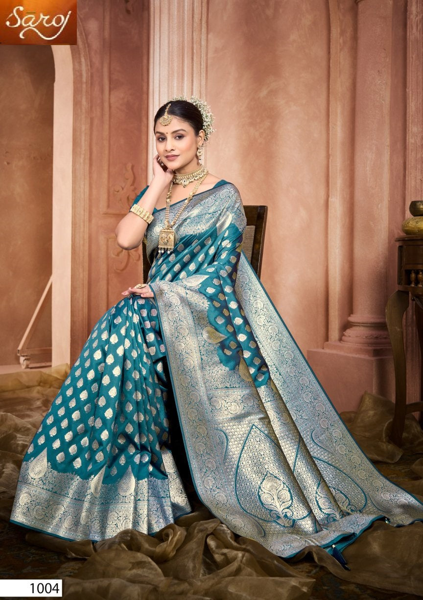 Matka Silk Vol 4 Saroj Sarees Wholesaler Ahmedabad