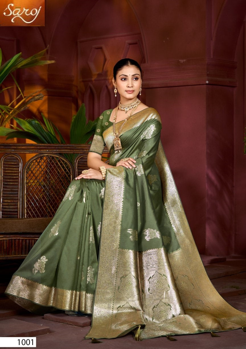 Matka Silk Vol 6 Saroj Sarees Supplier Ahmedabad